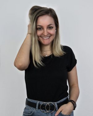 Teamfoto Mitarbeiterin Anna